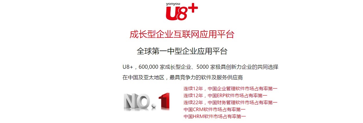 <strong>管理軟件，就選用友U8</strong>
